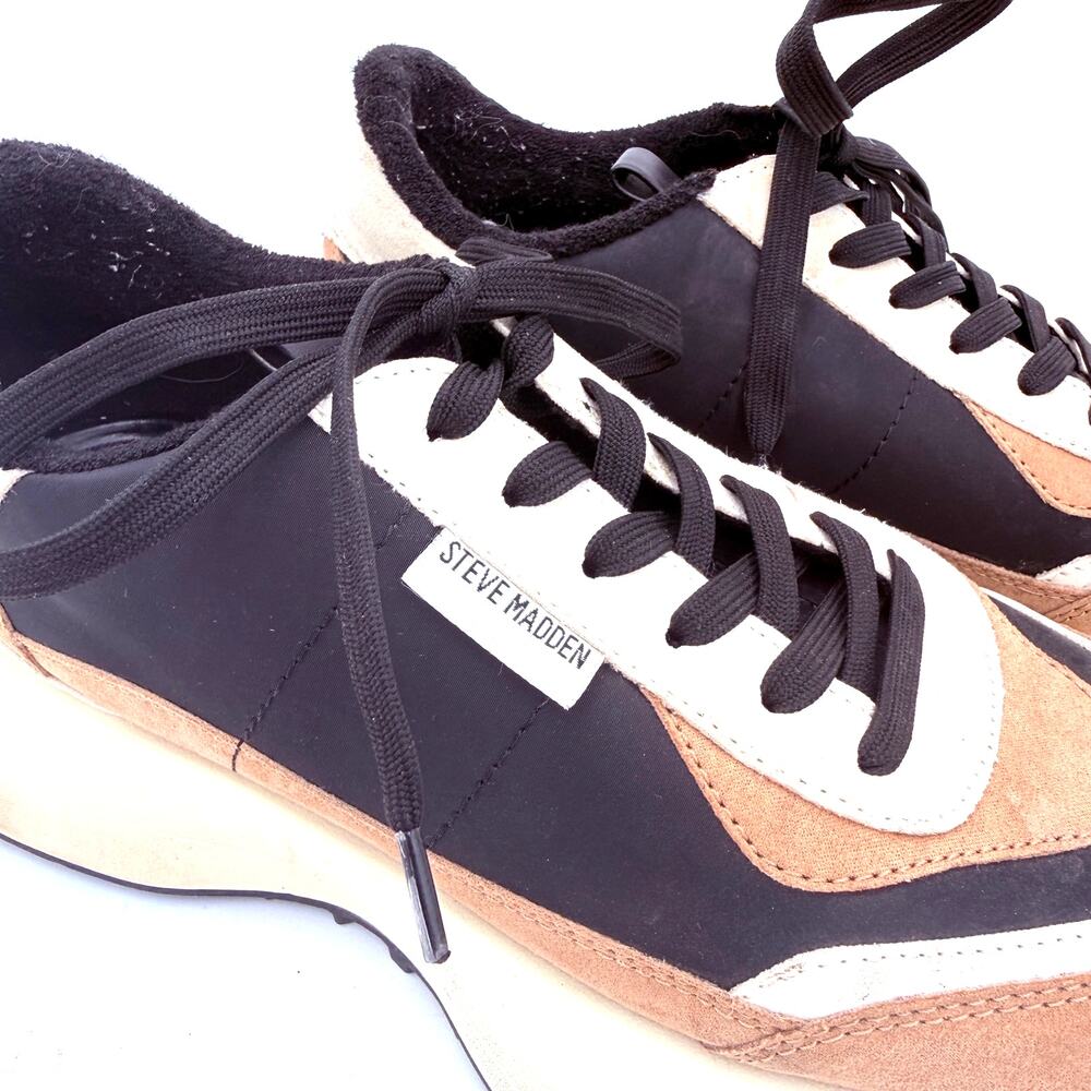 Steve Madden Women's Diversion Platform Sneakers Size 9.5 - Picture 2 of 8